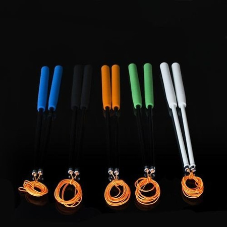 Carbon 35cm kije do diabolo kolor POMARAŃCZOWY Henry`s